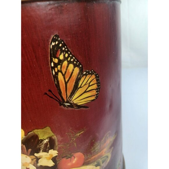 Vintage Farmhouse Milk Jug Jardinaire Vase Umbrella Stand Floral Rustic Decor - Picture 14 of 16